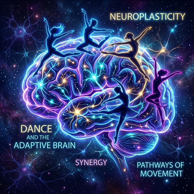 Brain visualization with dance and neuroplasticity concepts
