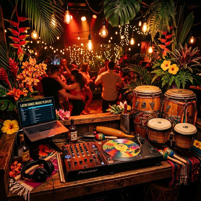 Latin dance playlist with salsa and bachata music